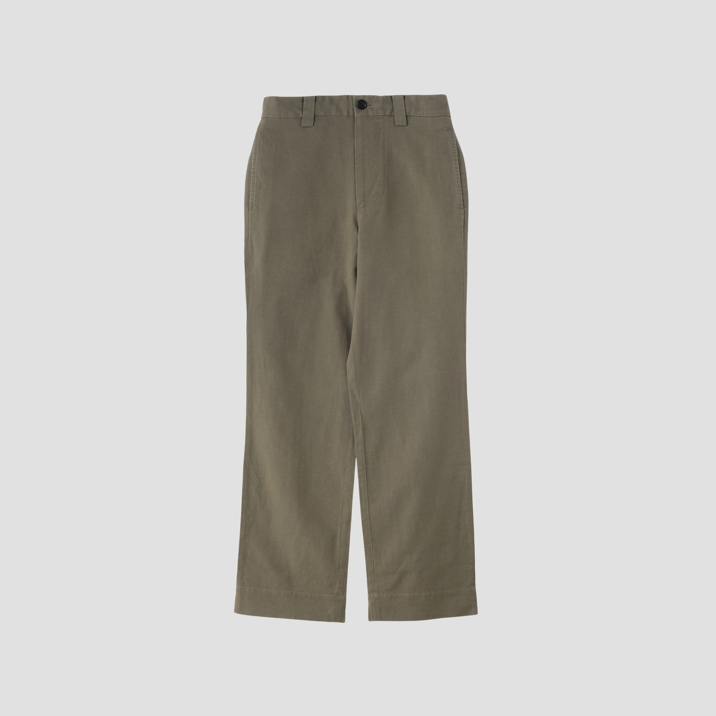 COTTON LINEN OXFORD TROUSERS