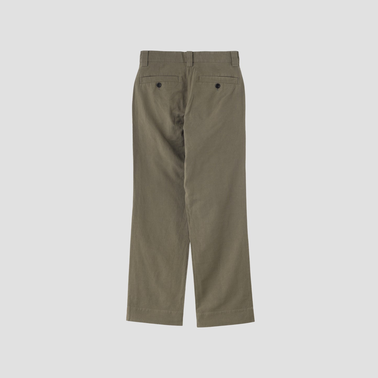 COTTON LINEN OXFORD TROUSERS