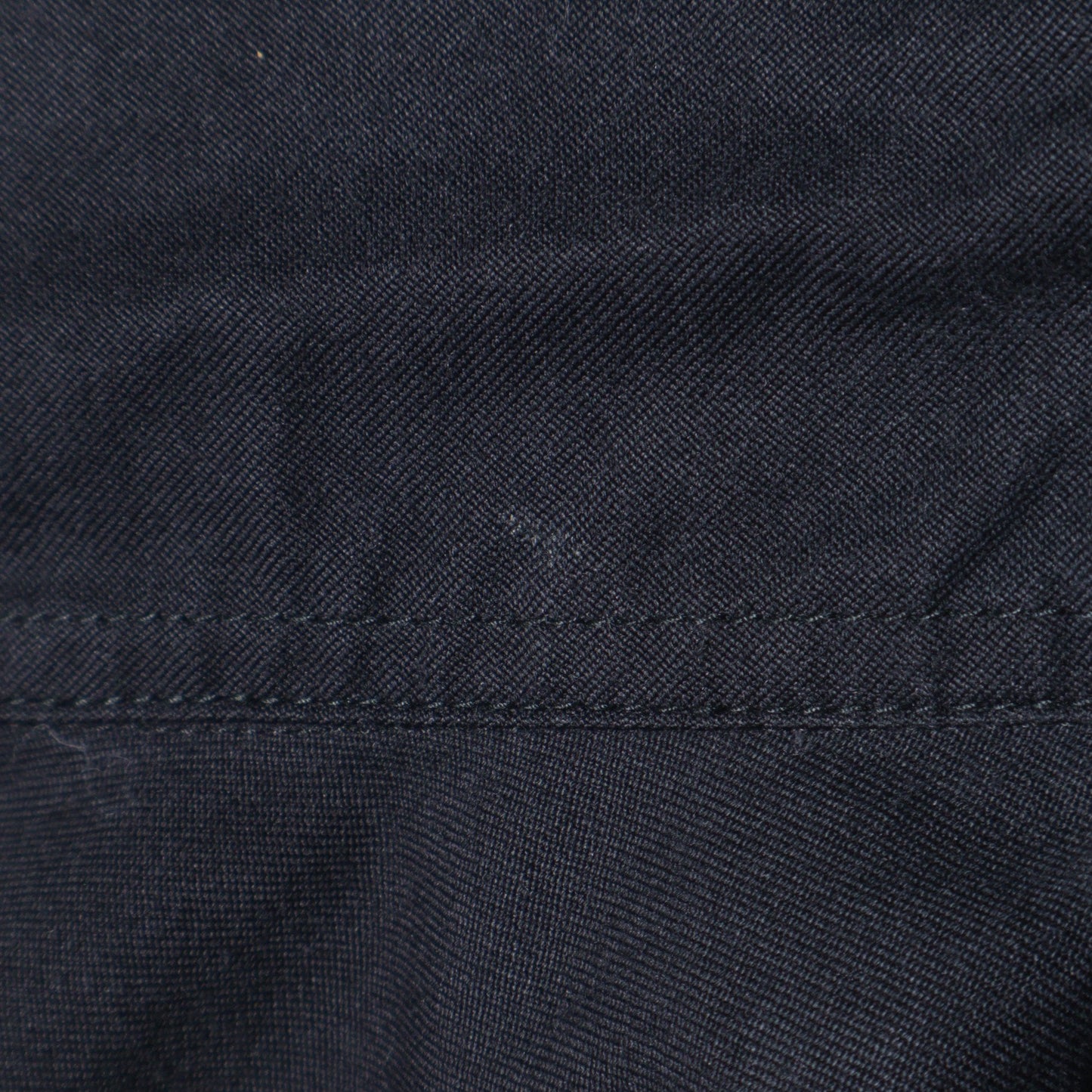 BLACK WARP COTTON DENIM SHIRT