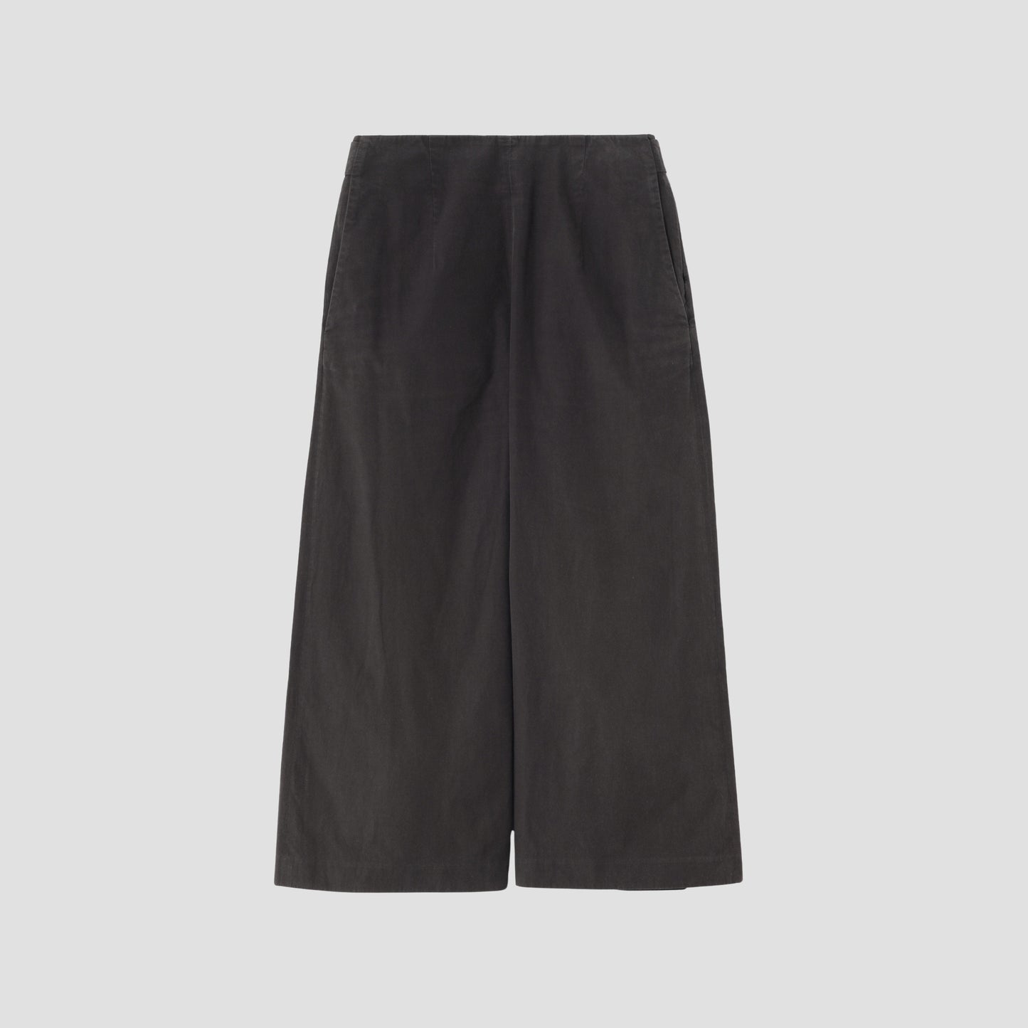 WASHED YARN DYE POPLIN TROUSERS