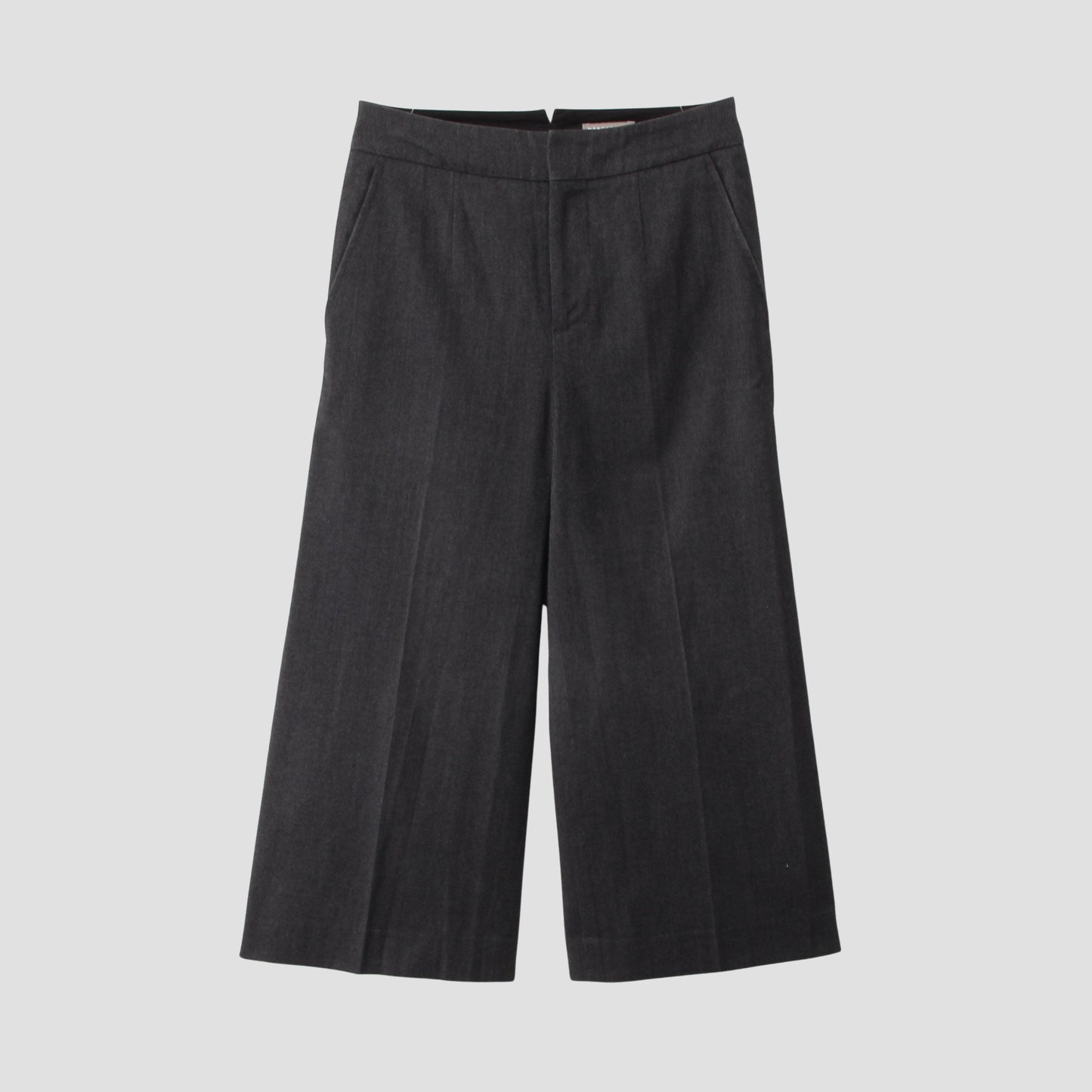 BRUSHED COTTON WOOL TROUSERS