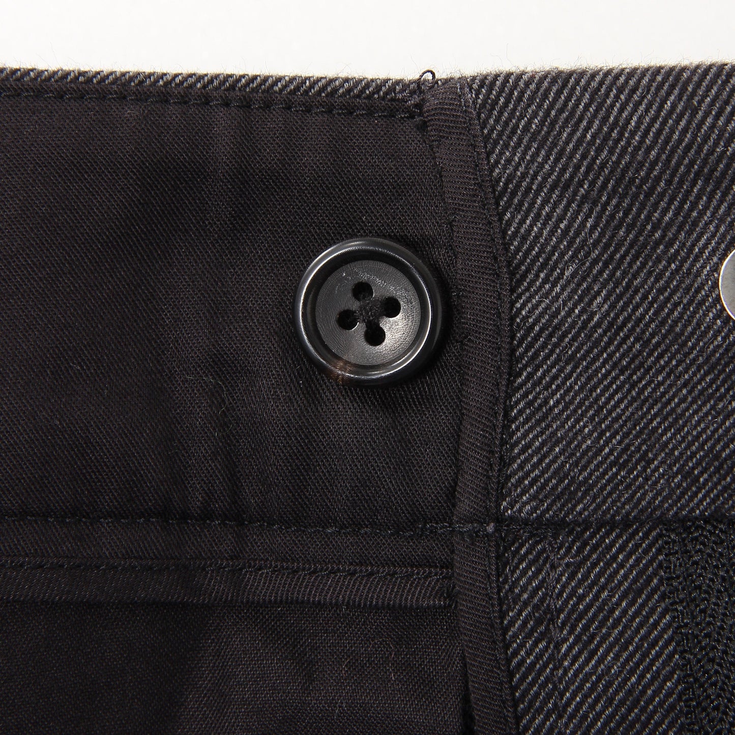 BRUSHED COTTON WOOL TROUSERS
