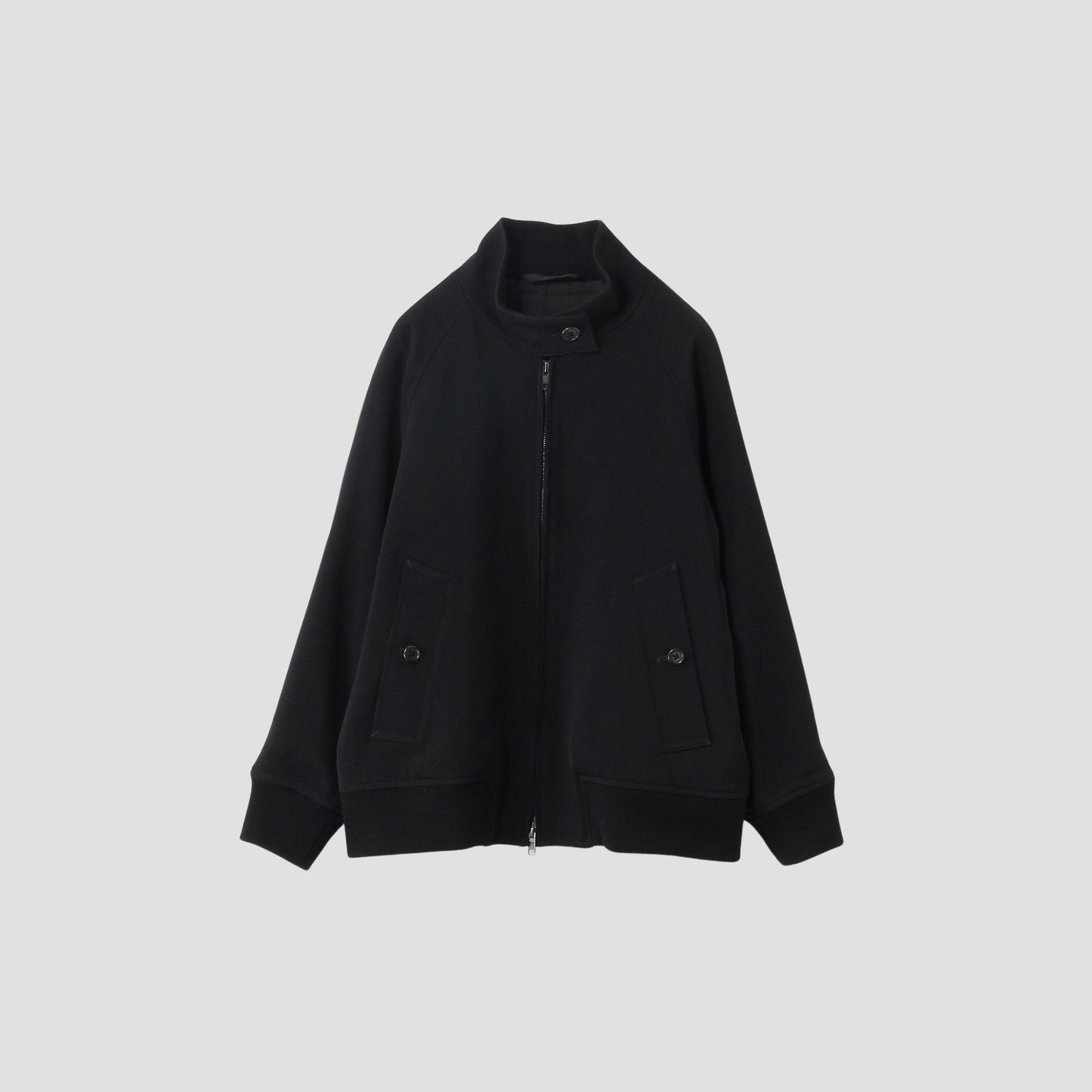 WOOL COTTON WHIPCORD BLOUSON