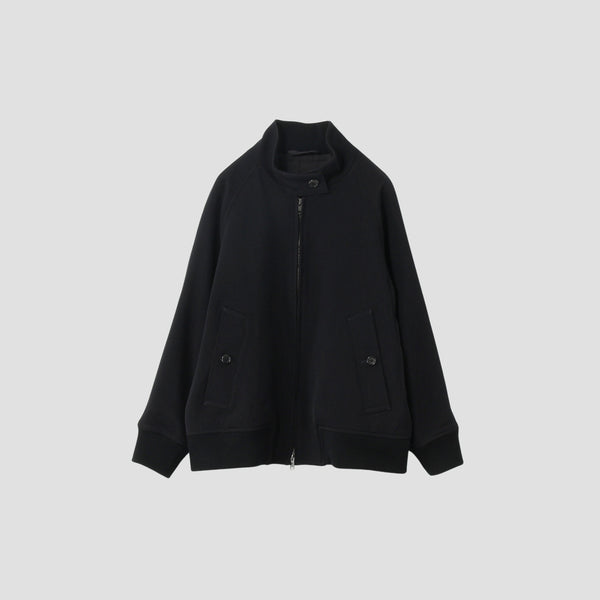 WOOL COTTON WHIPCORD BLOUSON