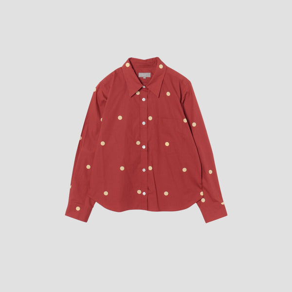 BIG SPOT COTTON SHIRT