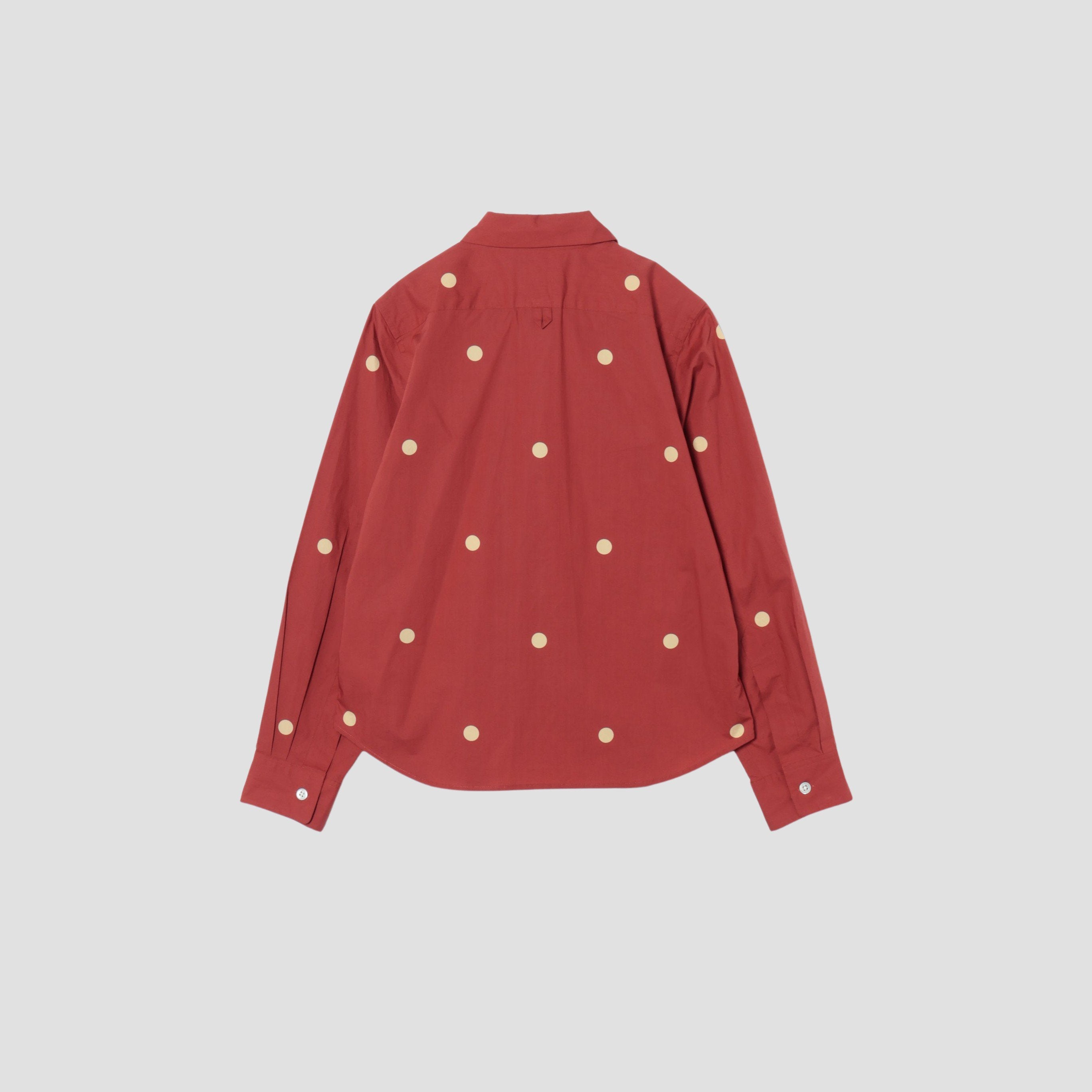 MARGARET HOWELL BIG SPOT COTTON シャツ マーガレットハウエル MHL