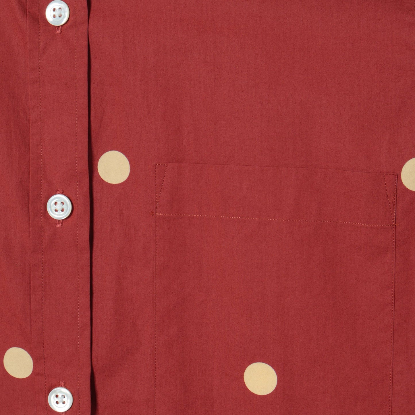 BIG SPOT COTTON SHIRT