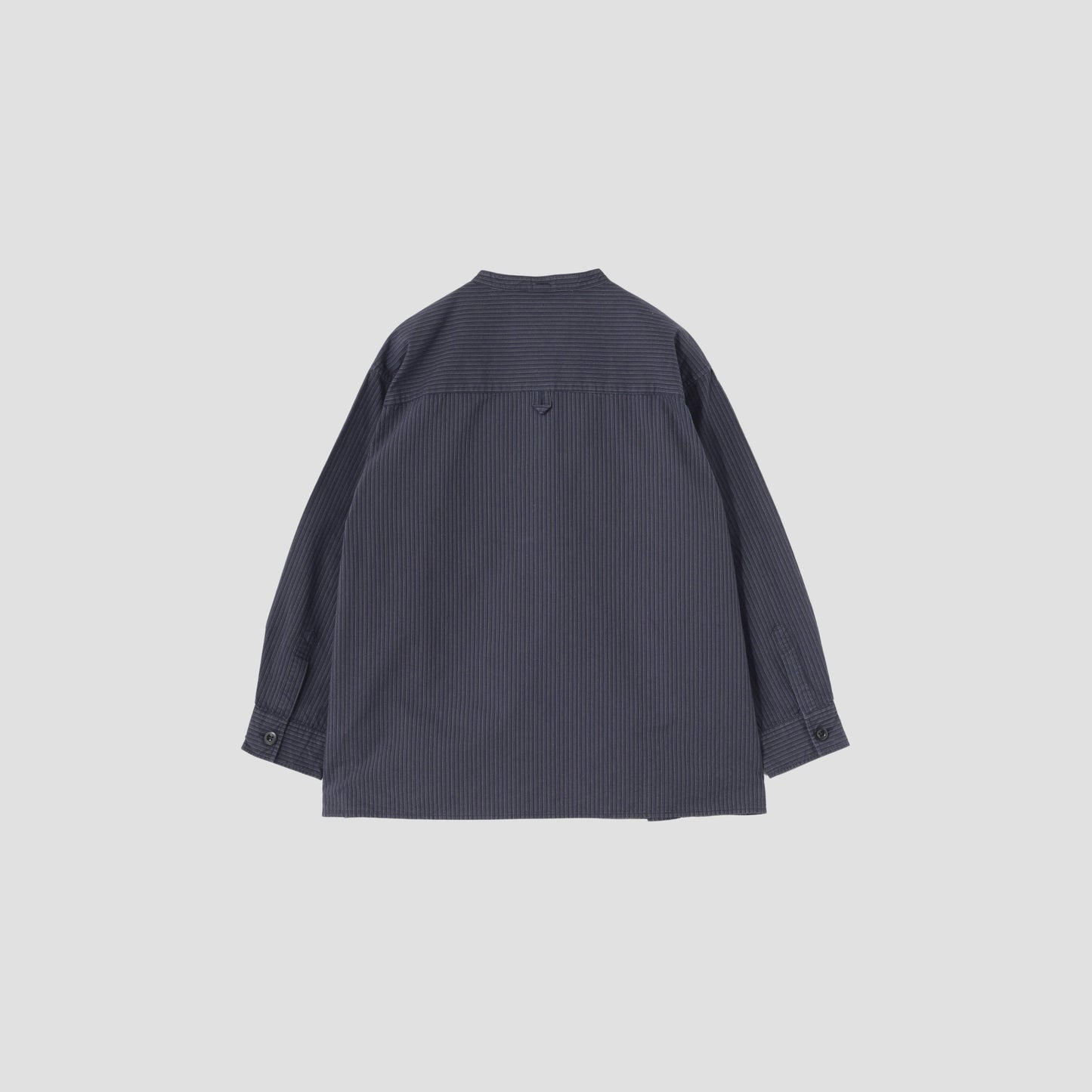 OFFSET STRIPE COTTON SHIRT