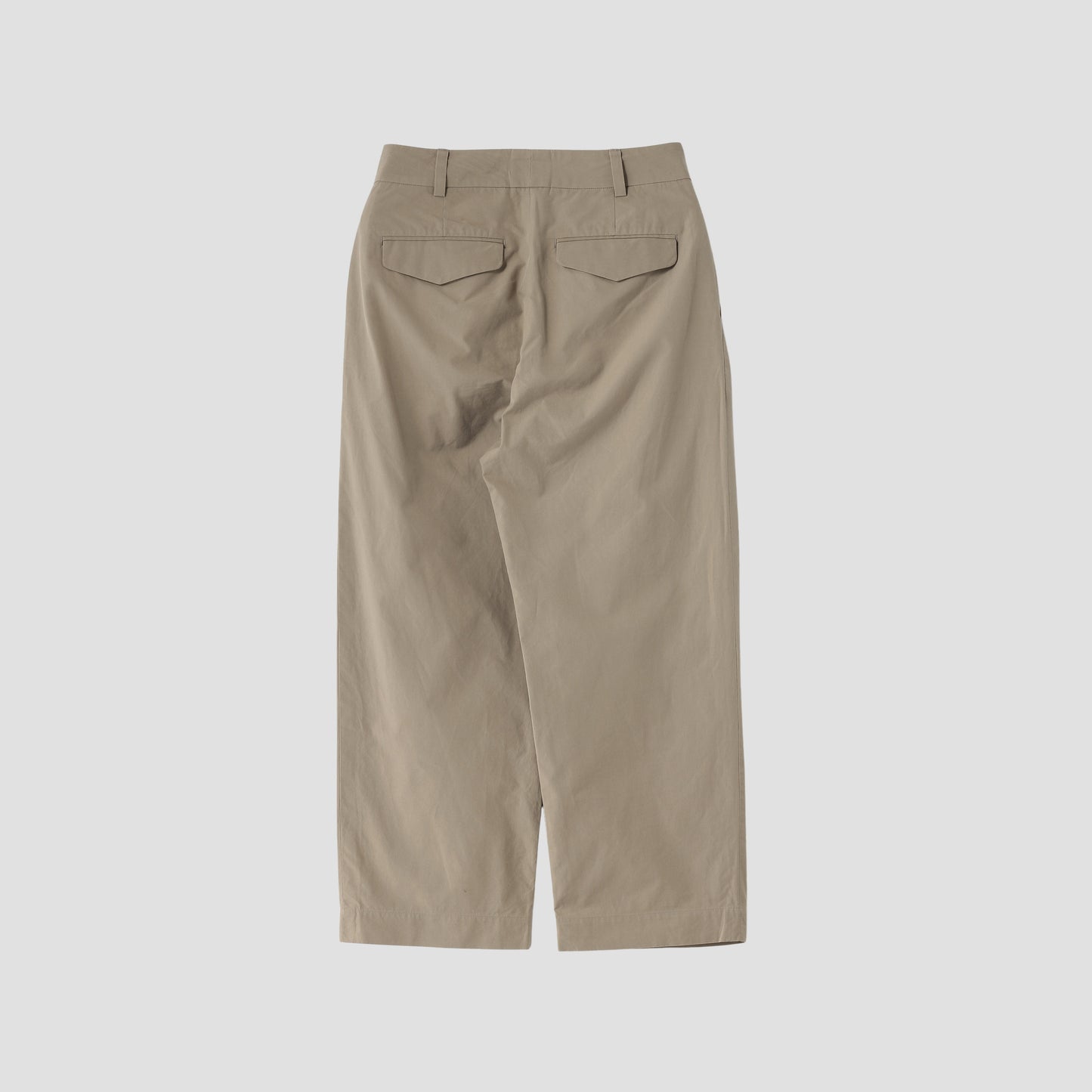 WASHED COTTON TROUSERS