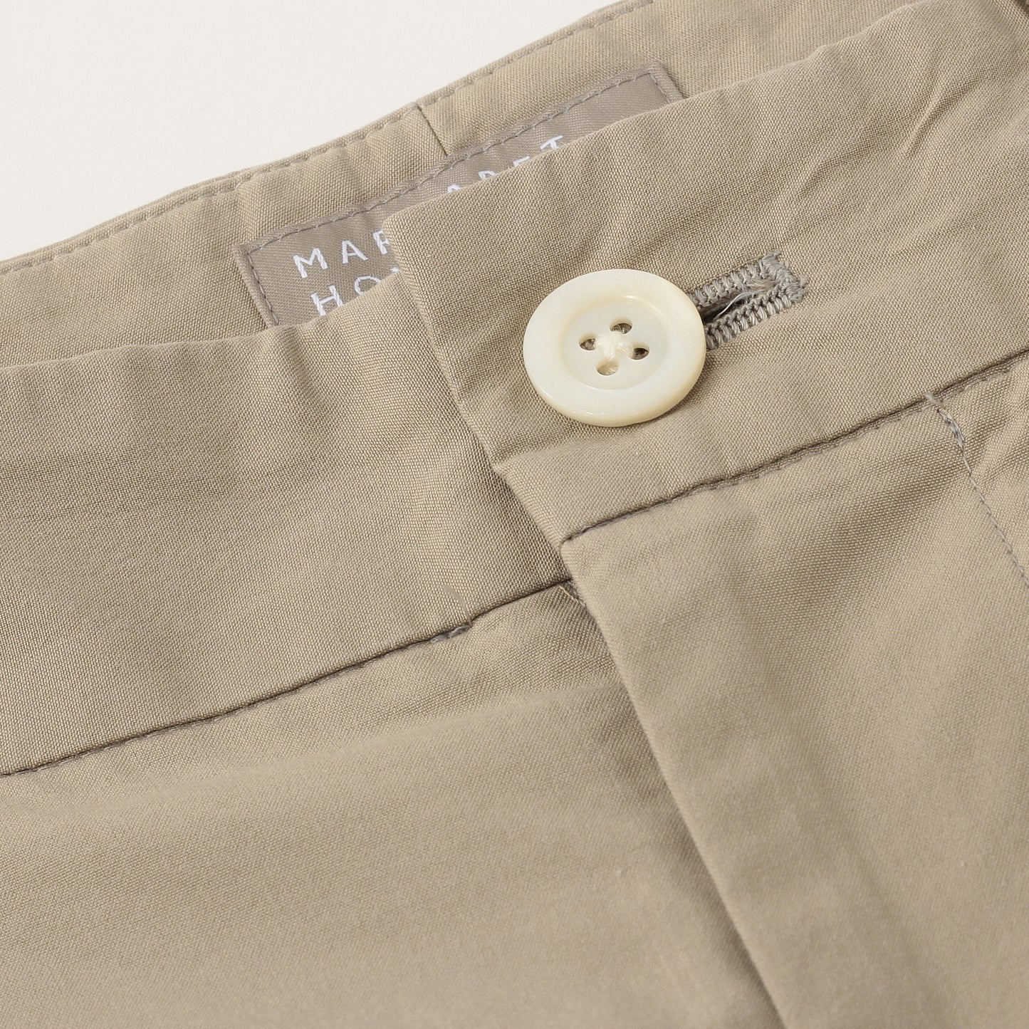 WASHED COTTON TROUSERS