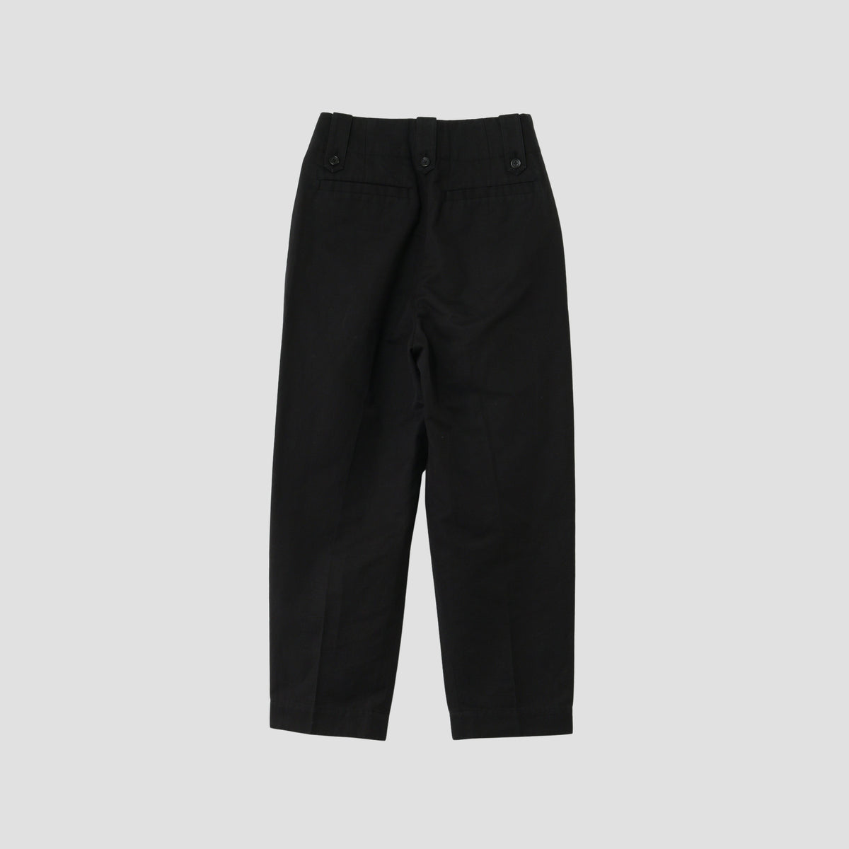 COTTON LINEN TWILL TROUSERS