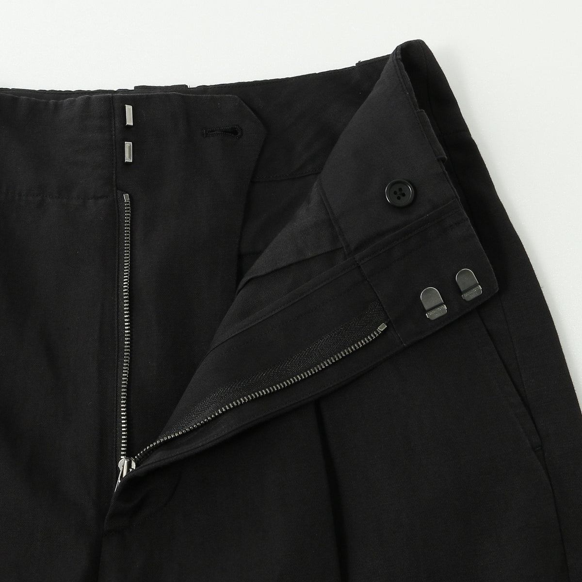 COTTON LINEN TWILL TROUSERS