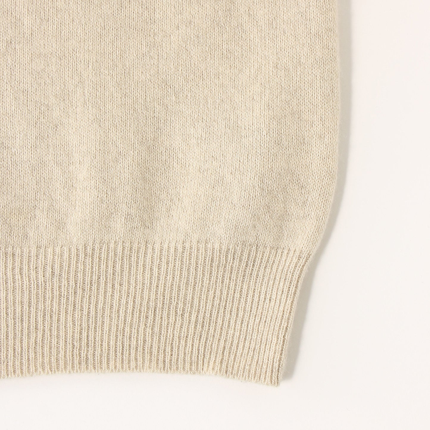 WOOL COTTON TURTLE NECK KNIT