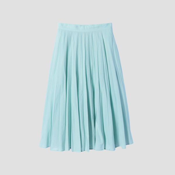 COTTON POLYESTER POPLIN SKIRT