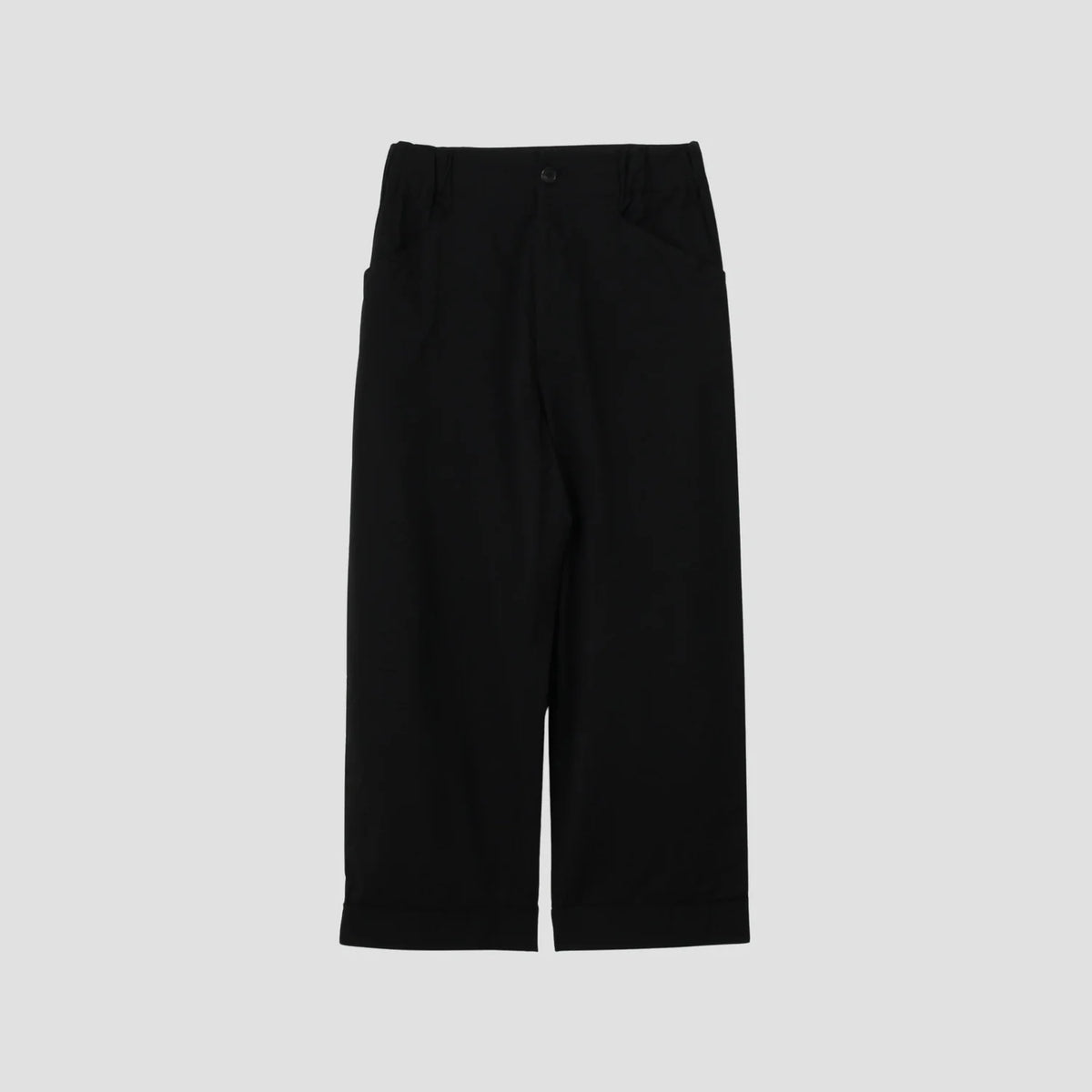 COTTON SILK POPLIN TROUSERS