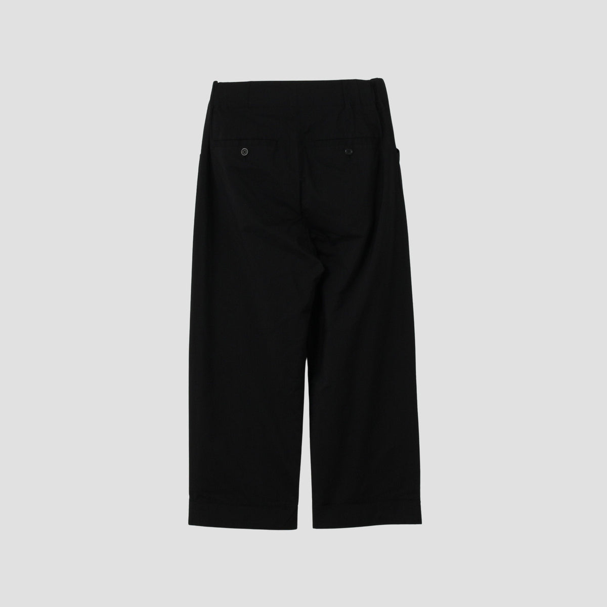 COTTON SILK POPLIN TROUSERS