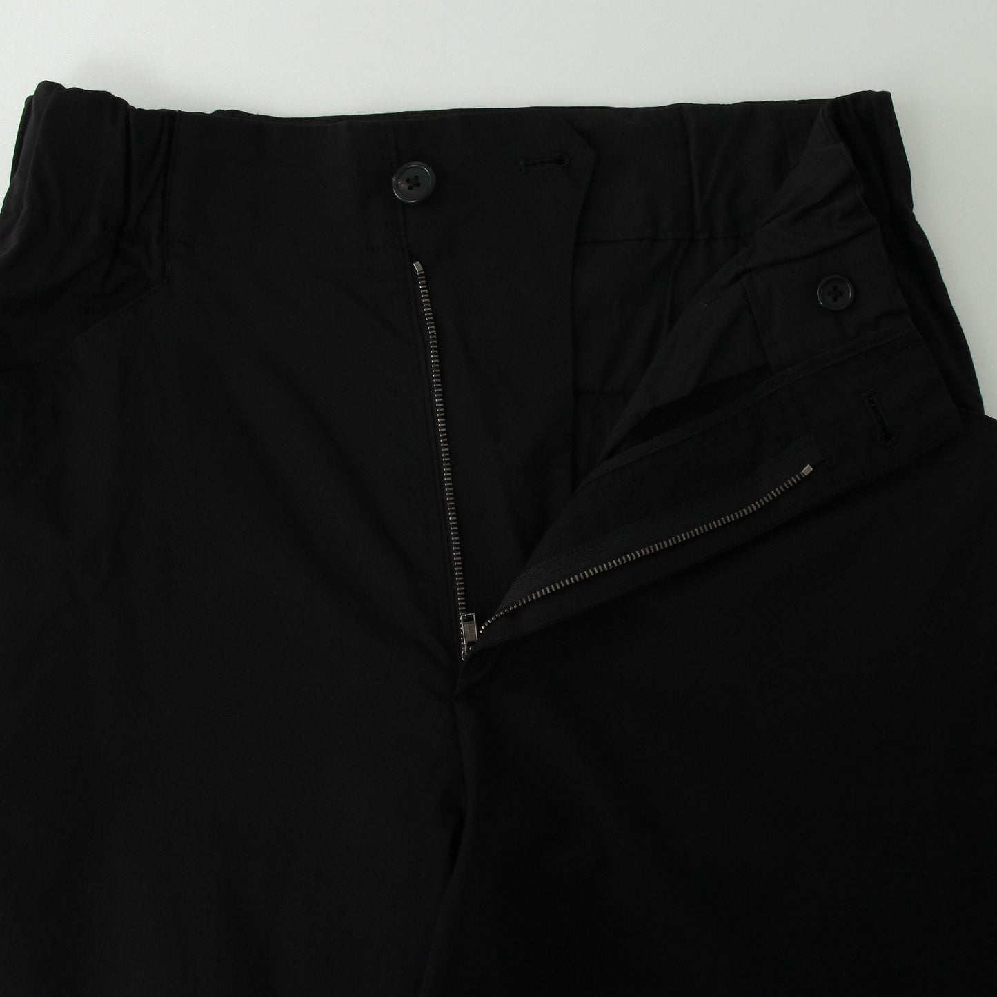 COTTON SILK POPLIN TROUSERS
