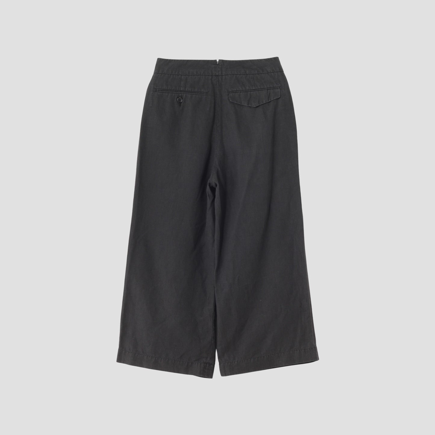 HIGH DENSE LINEN TROUSERS