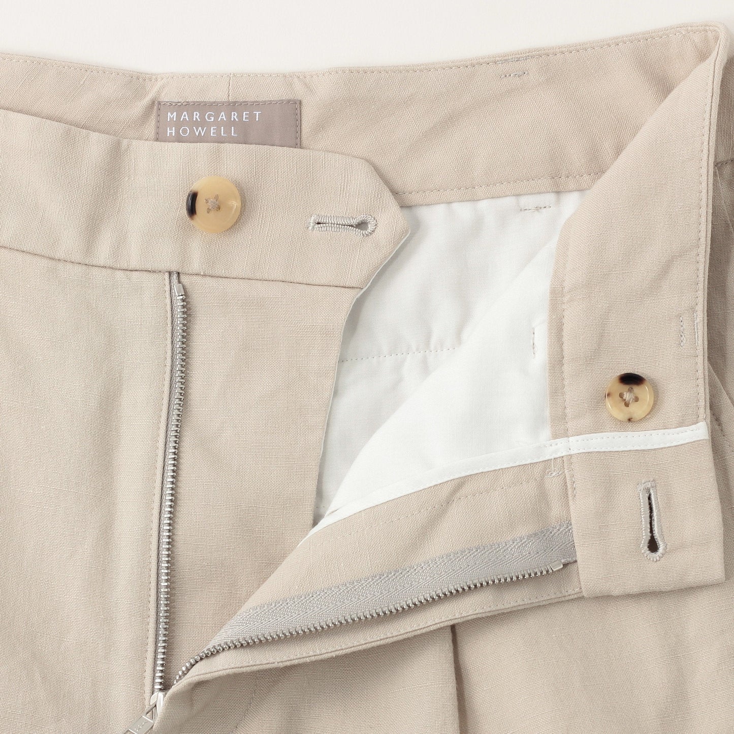 COTTON LINEN TROUSERS