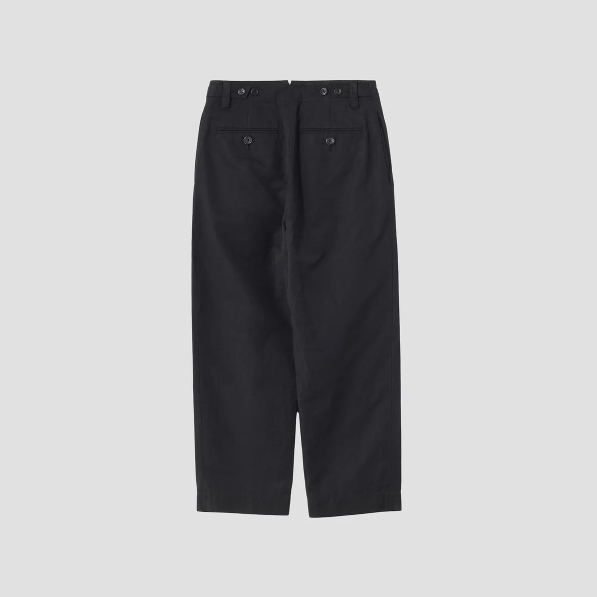 COTTON LINEN TWILL TROUSERS
