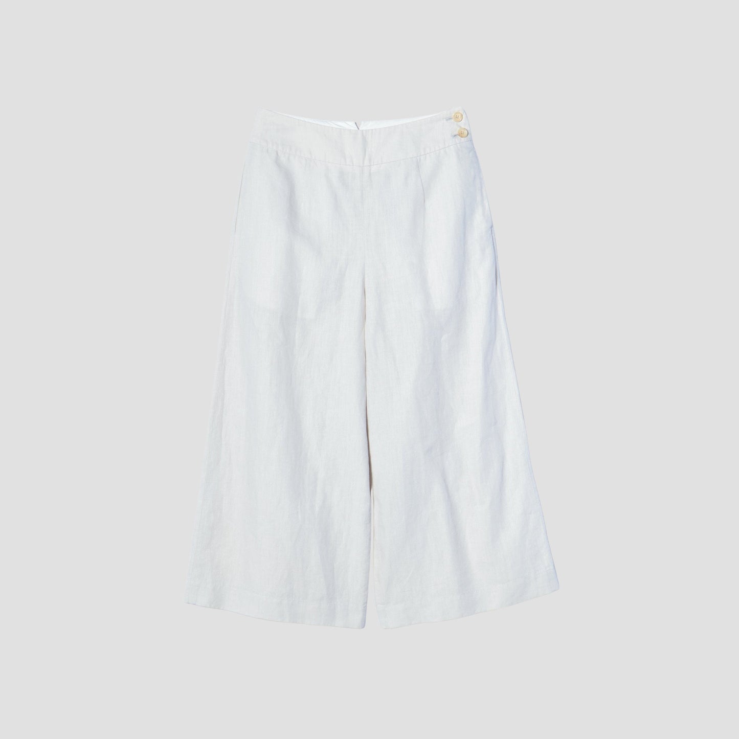 HIGH DENSE LINEN TROUSERS