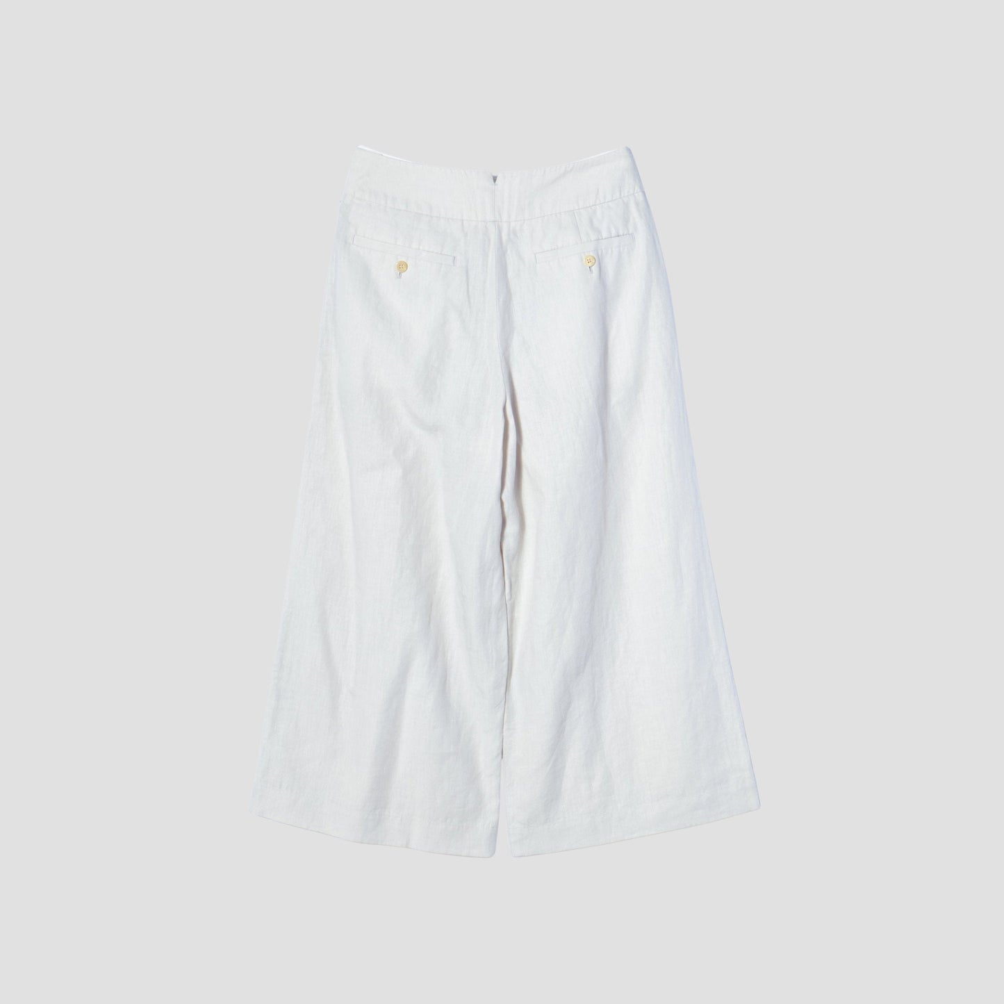 HIGH DENSE LINEN TROUSERS