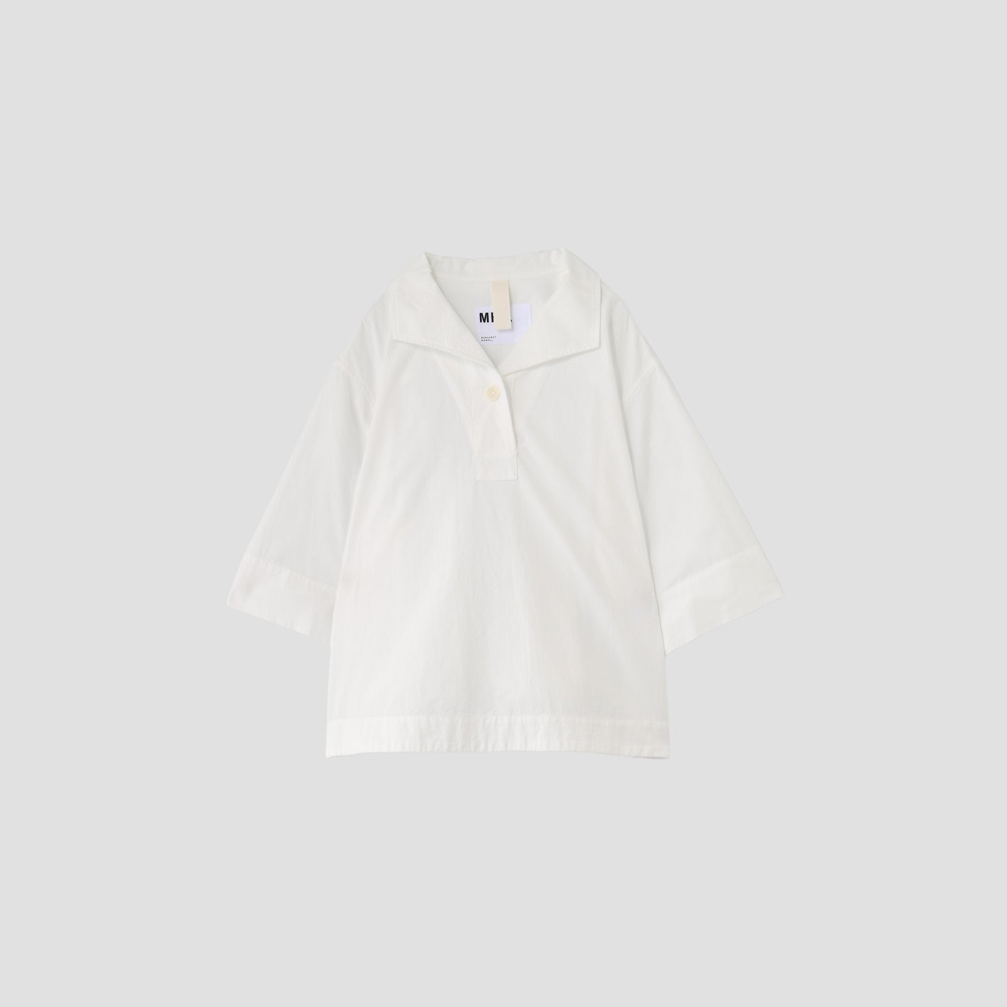 WORN COTTON PLAINWEAVE SHIRT