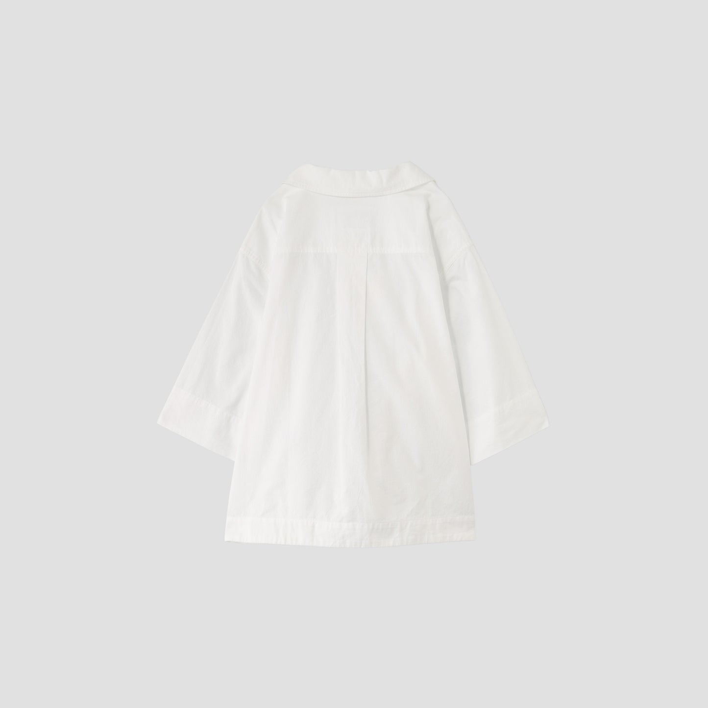 WORN COTTON PLAINWEAVE SHIRT