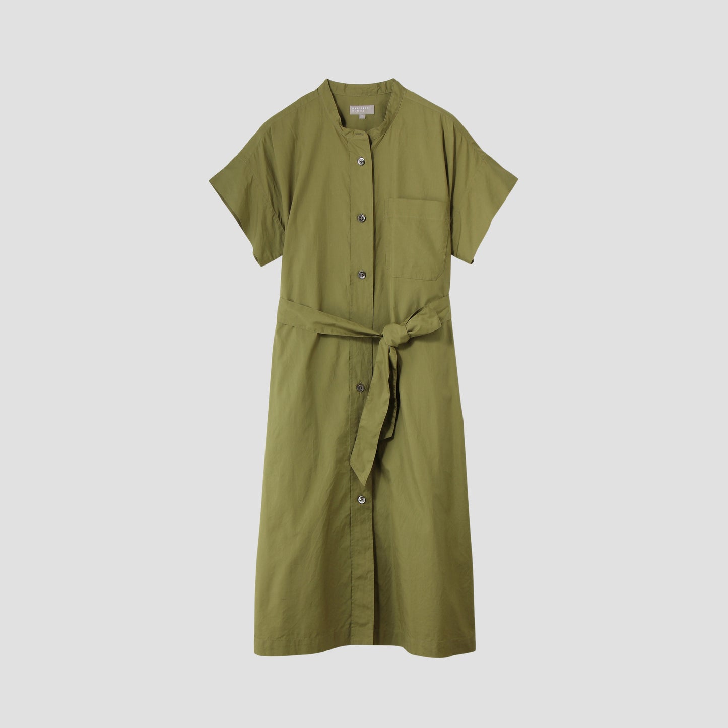 COTTON SILK CHAMBRAY DRESS
