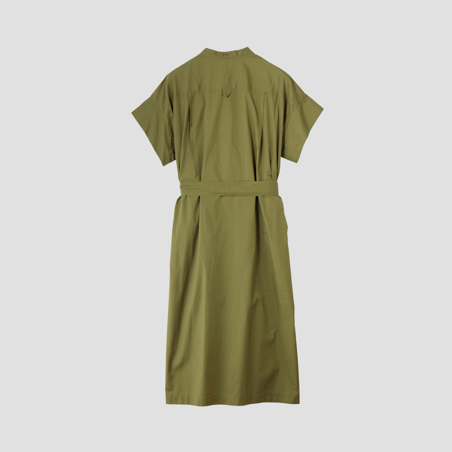 COTTON SILK CHAMBRAY DRESS