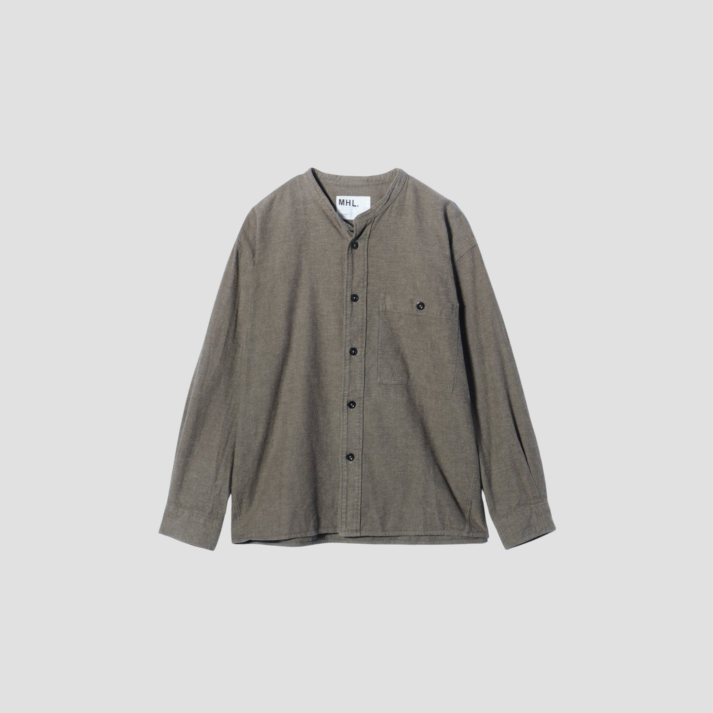 COLOURED COTTON TWILL SHIRT