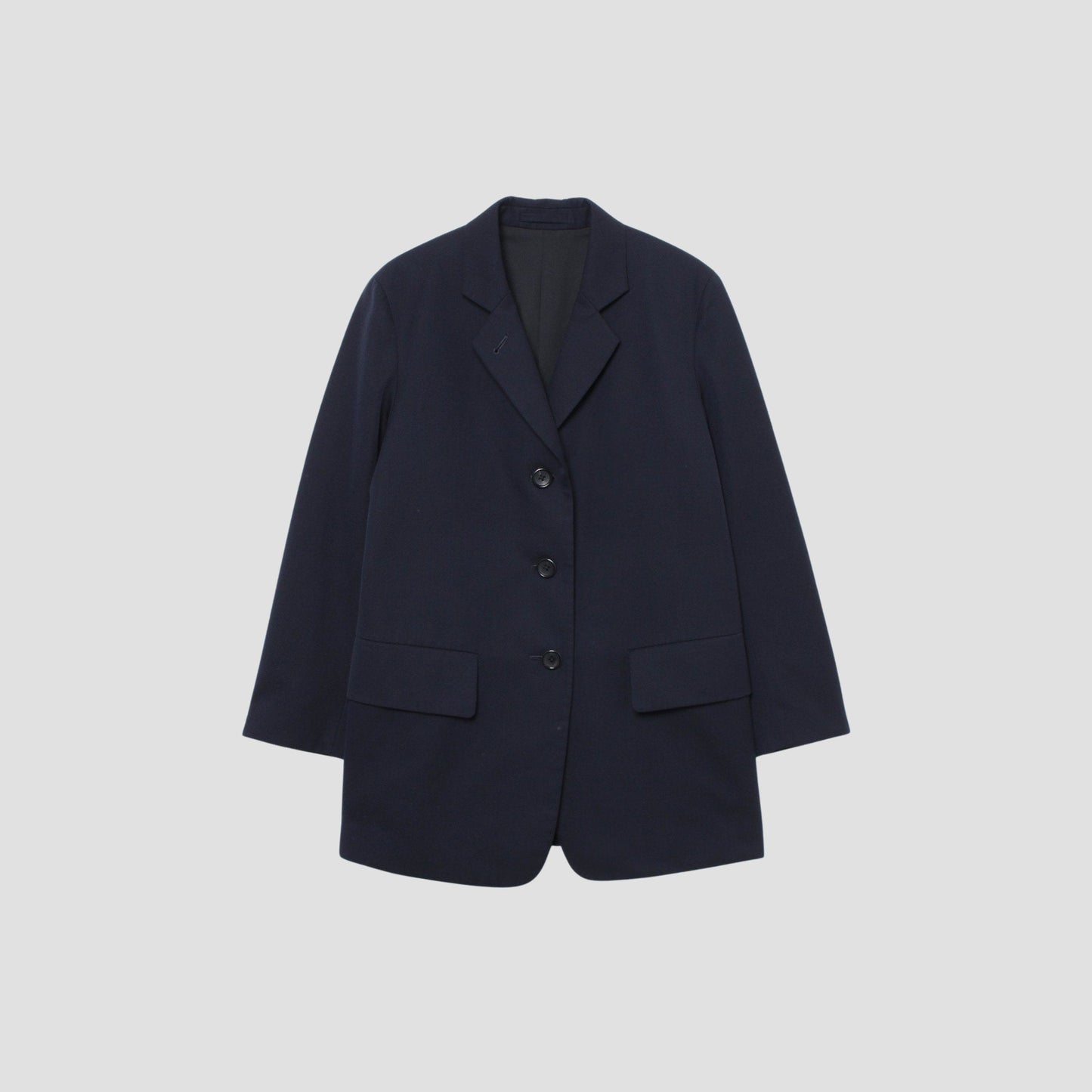 WOOL COTTON GABARDINE COAT