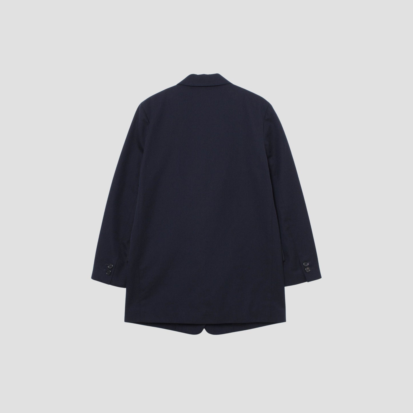 WOOL COTTON GABARDINE COAT