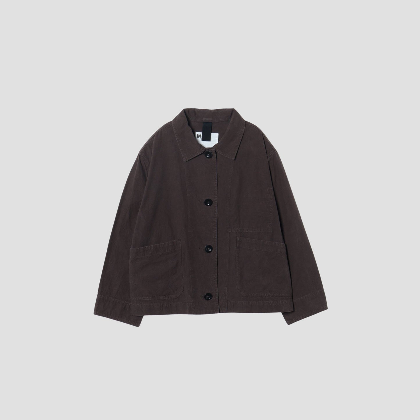 OVERDYE MELANGE COTTON LINEN BLOUSON