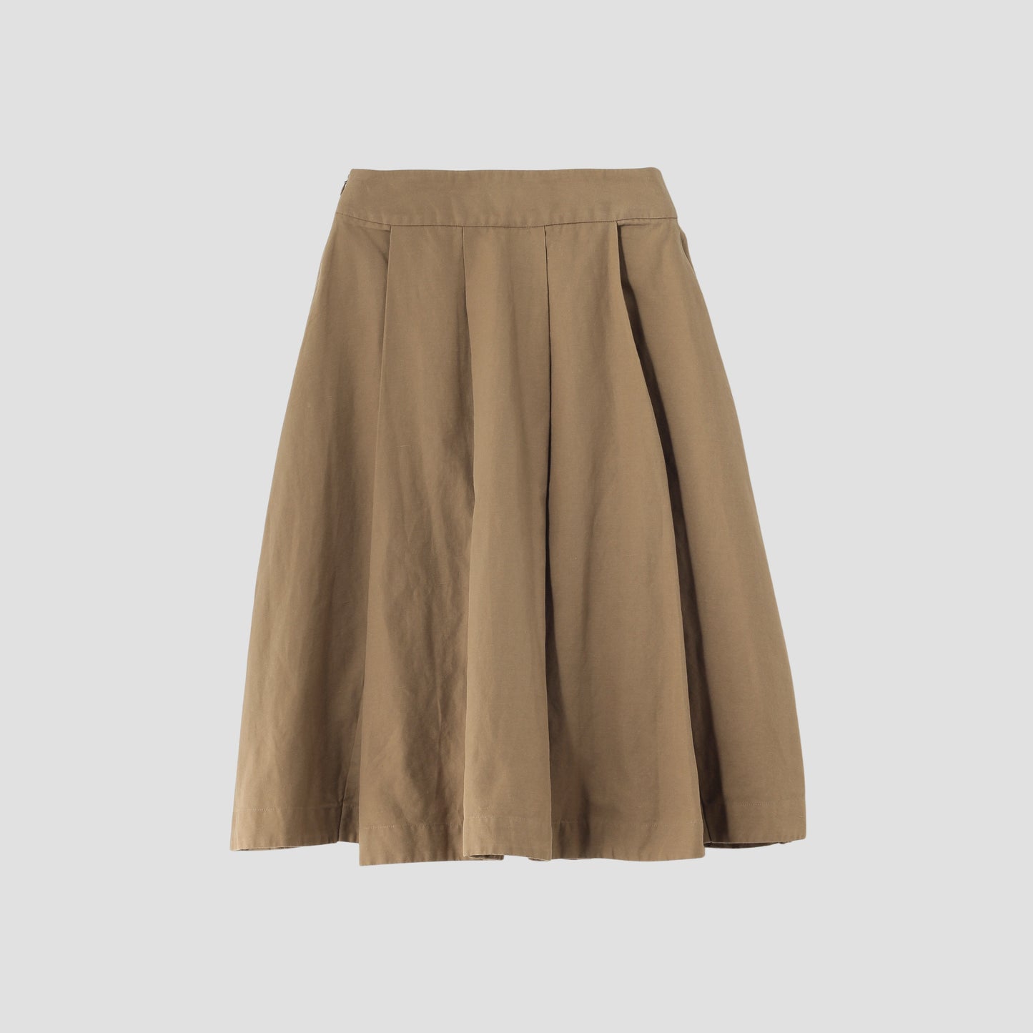 COTTON LINEN DRILL SKIRT
