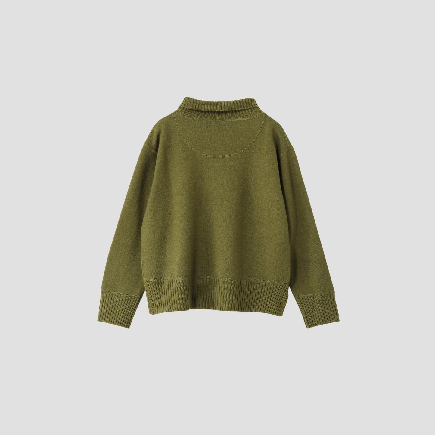 FELTED ROUGH WOOL KNIT