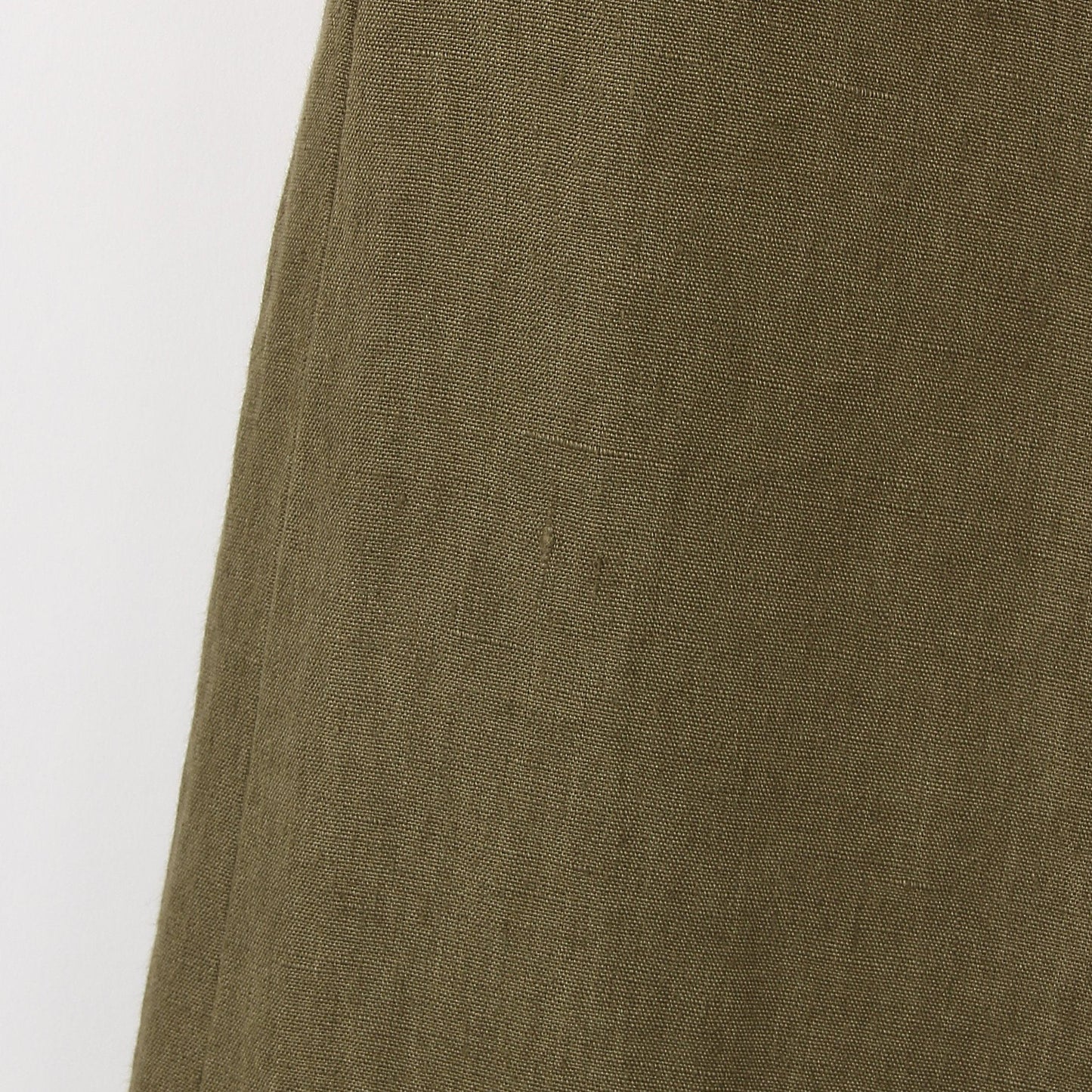 COATED LINEN PLAINWEAVE TROUSERS