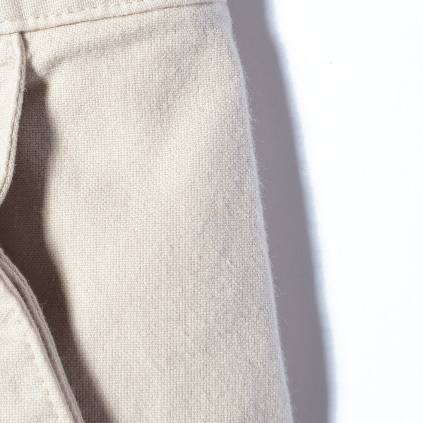 ROUGH COTTON CANVAS TROUSERS