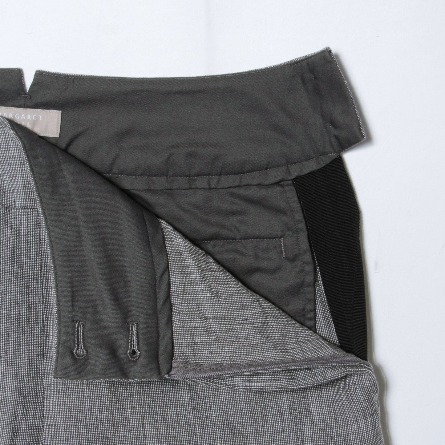 END ON END LINEN TROUSERS