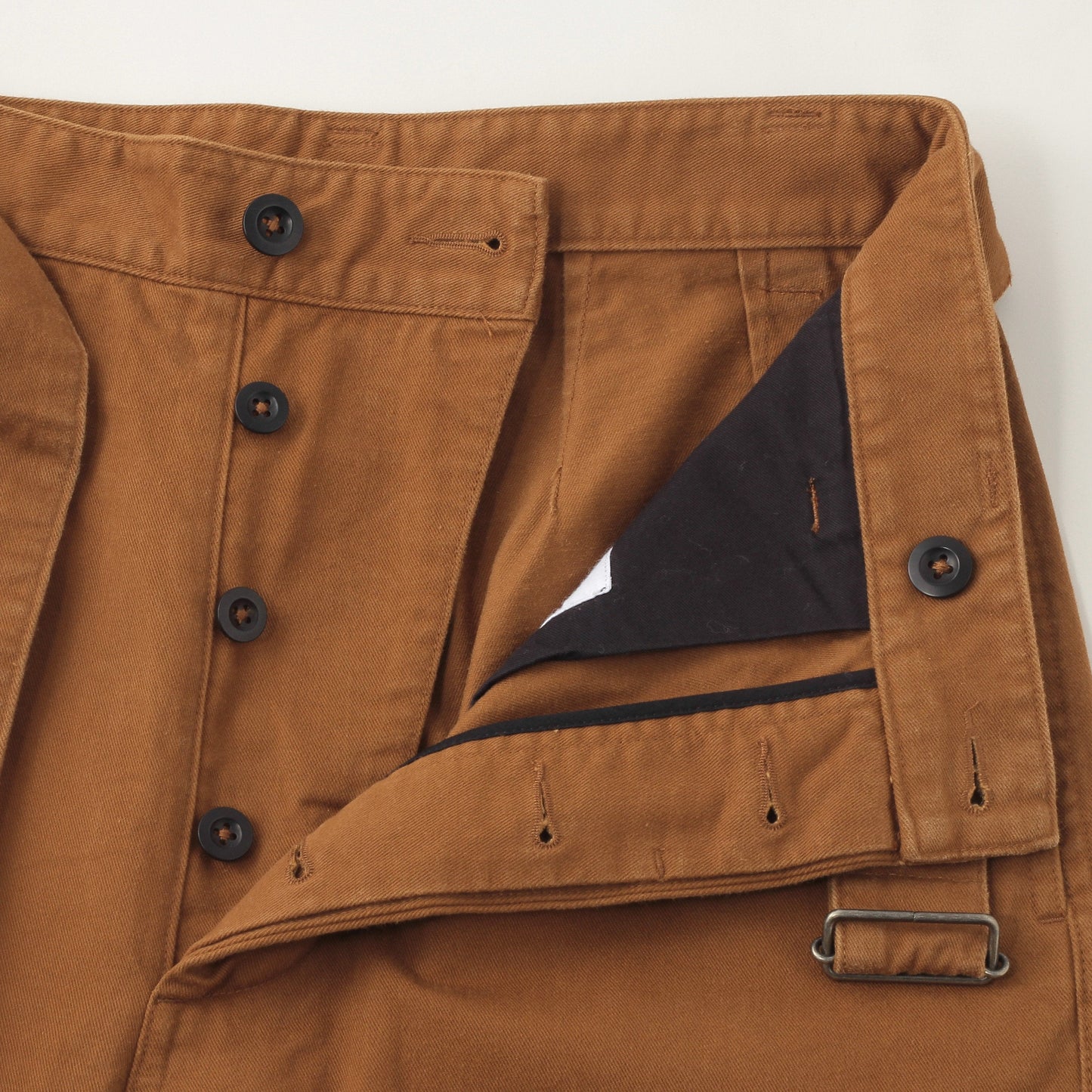 WASHED COTTON DRILL TROUSERS