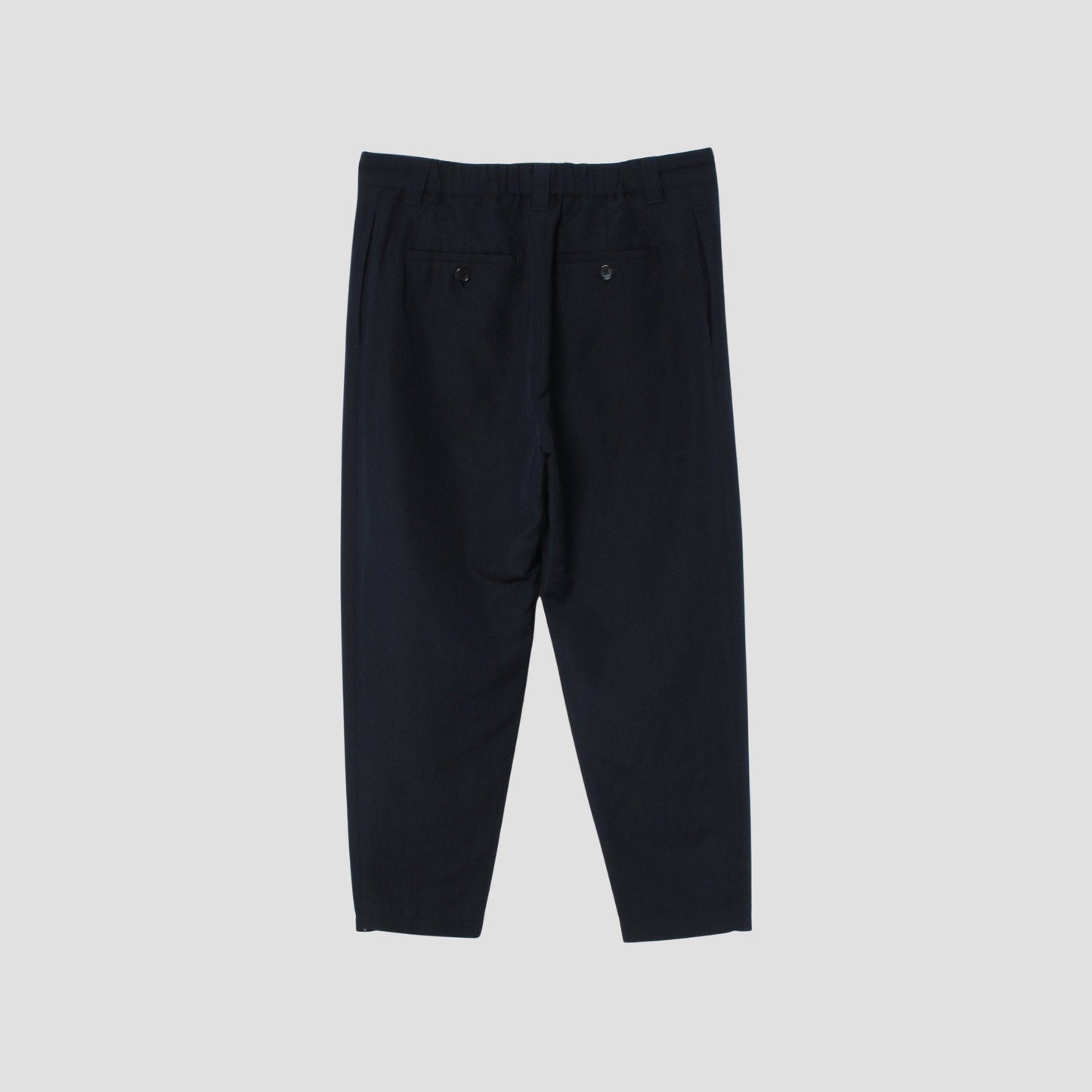 LINEN WOOL HOPSACK TROUSERS