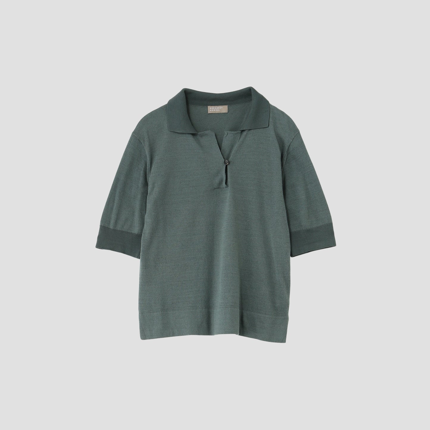 COTTON SILK POLO KNIT