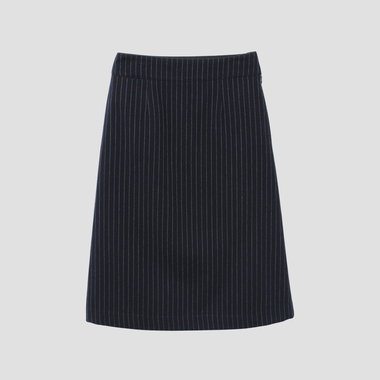 BROKEN STRIPE WOOL SKIRT