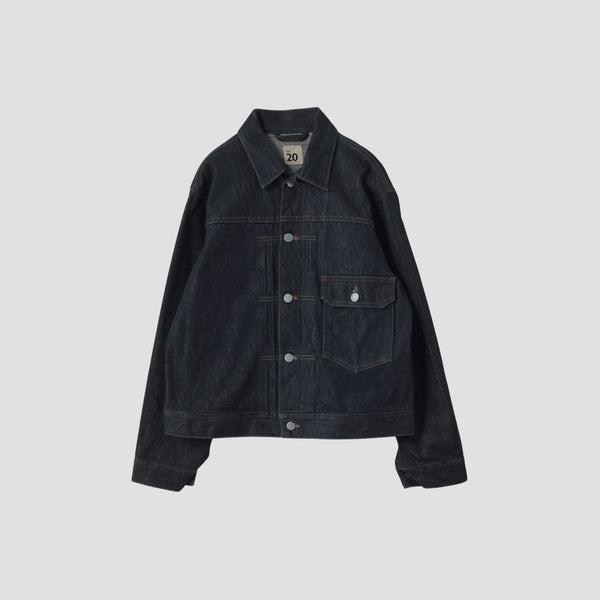 ORGANIC COTTON DENIM BLOUSON
