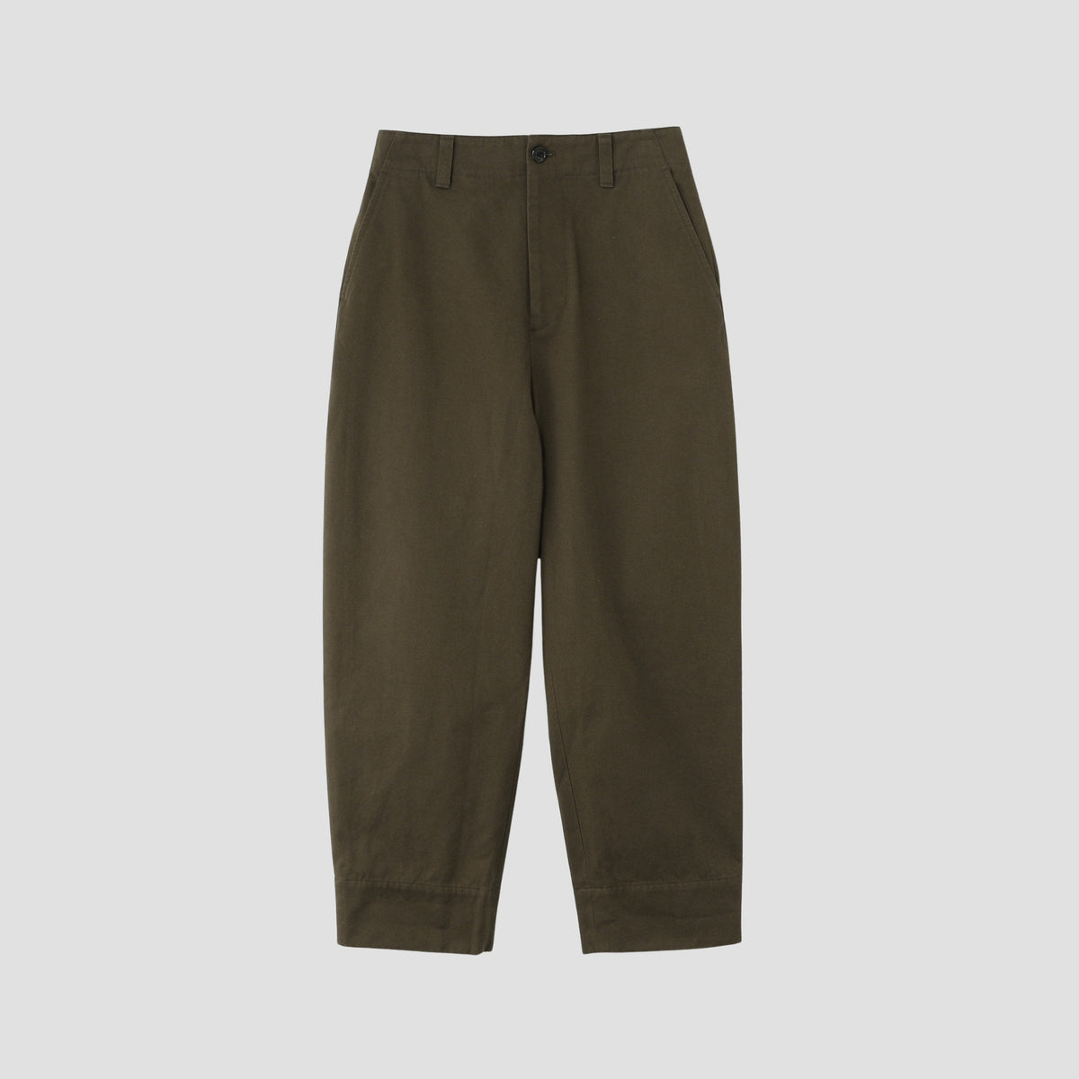 ORGANIC COTTON TWILL TROUSERS