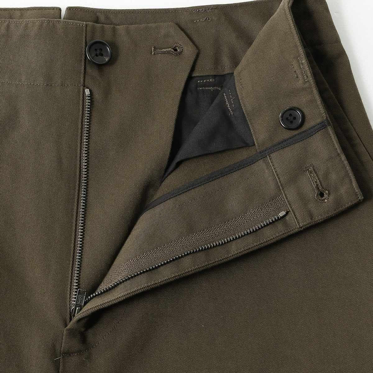 ORGANIC COTTON TWILL TROUSERS