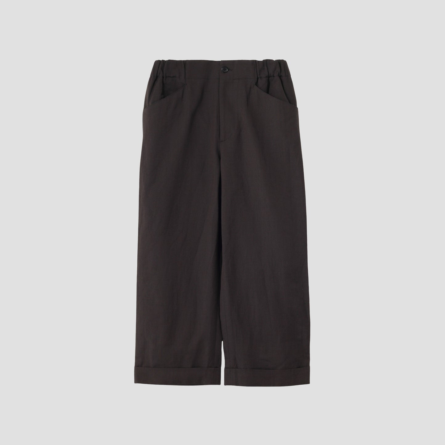 WOOL LINEN HOPSACK TROUSERS