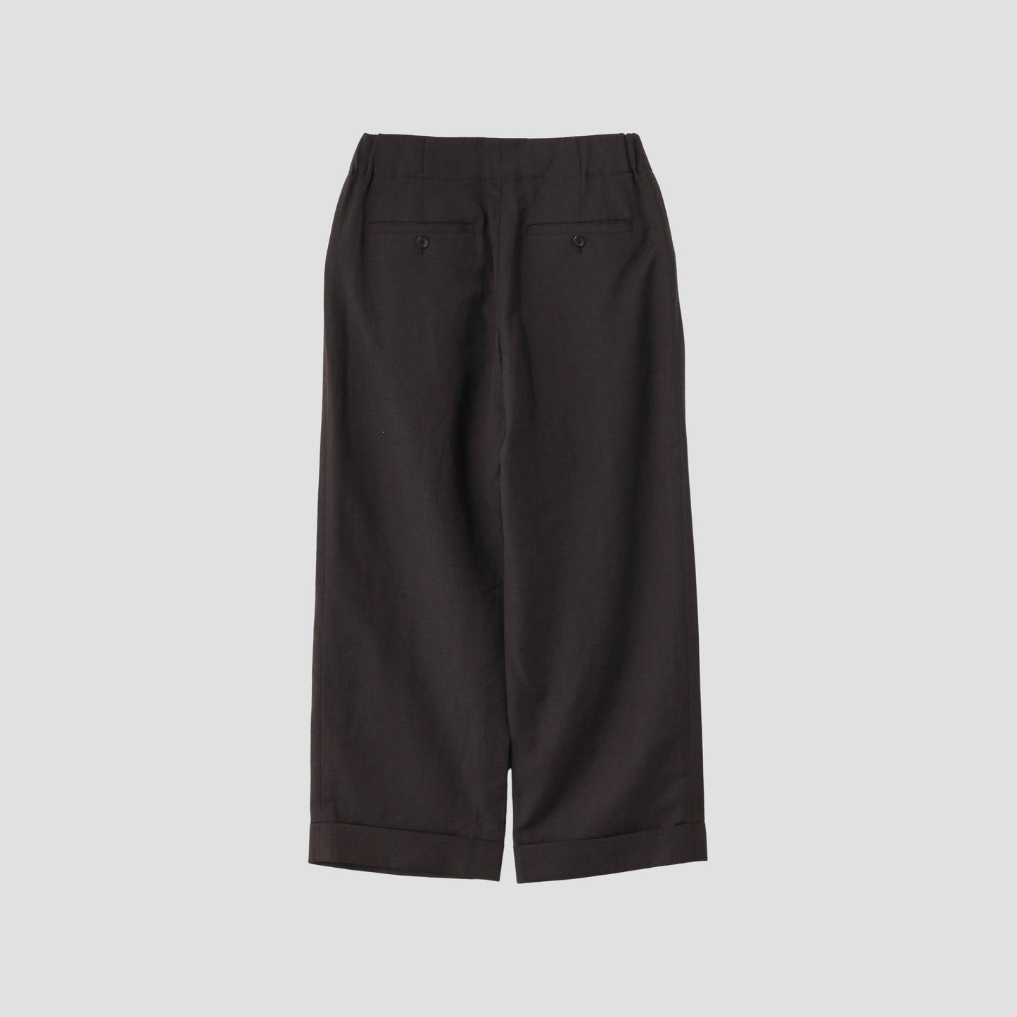 WOOL LINEN HOPSACK TROUSERS