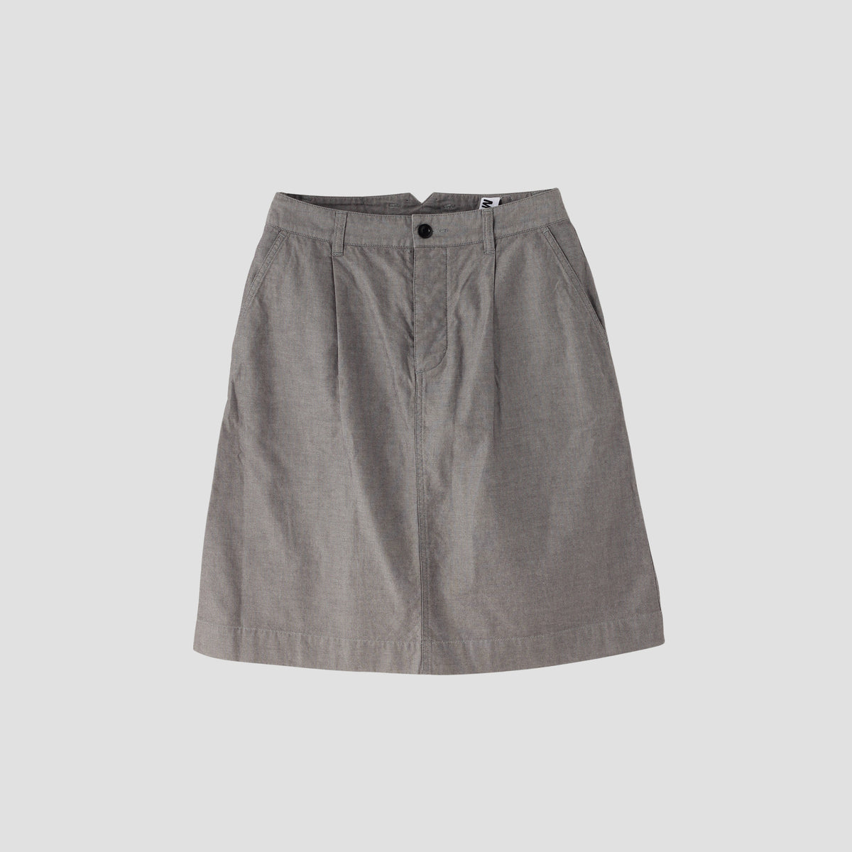 YARN DYE DRY COTTON SKIRT