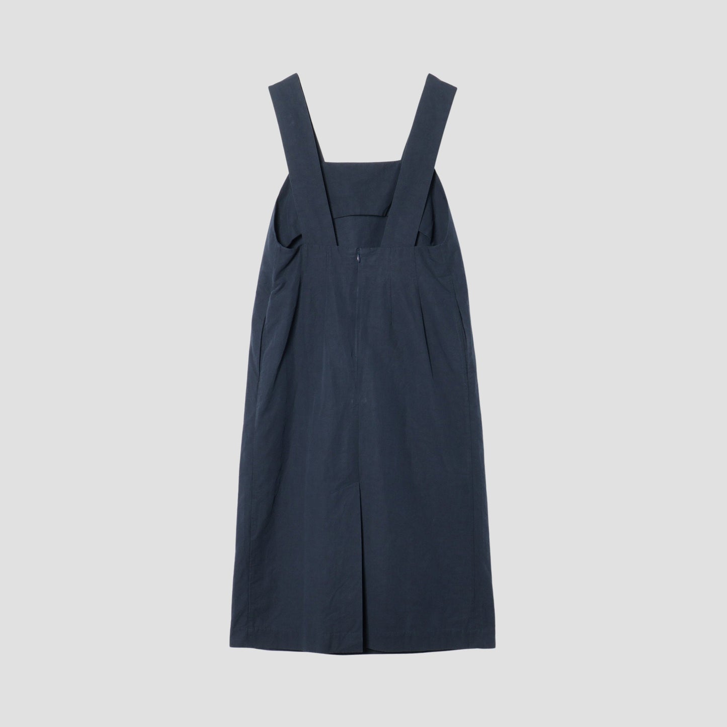 COTTON LINEN SILK POPLIN DRESS